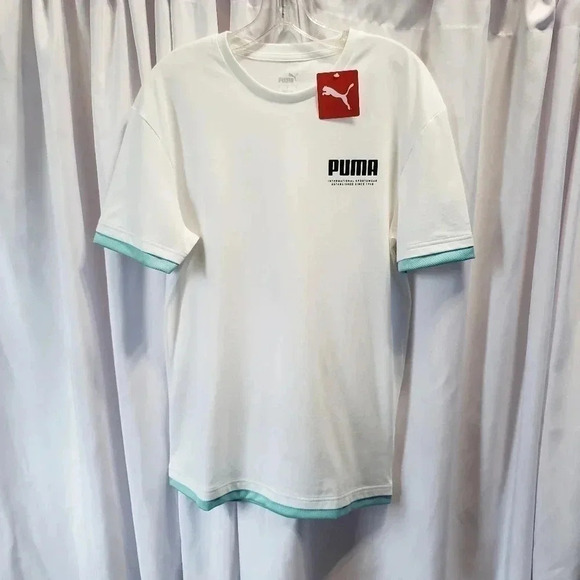 -Puma court elevated tee white size S - Picture 2 of 9